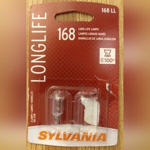 BNIP - ONE Sylvania 168 LL Long Life Mini Bulb for car break tail signal lights